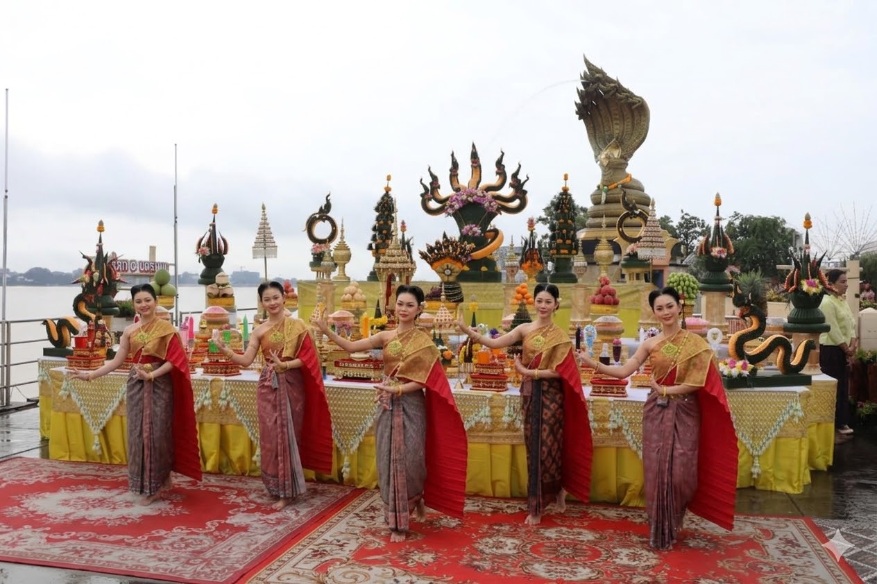 ผลงานนางรำงานแสดงรำไทยอีเวนท์