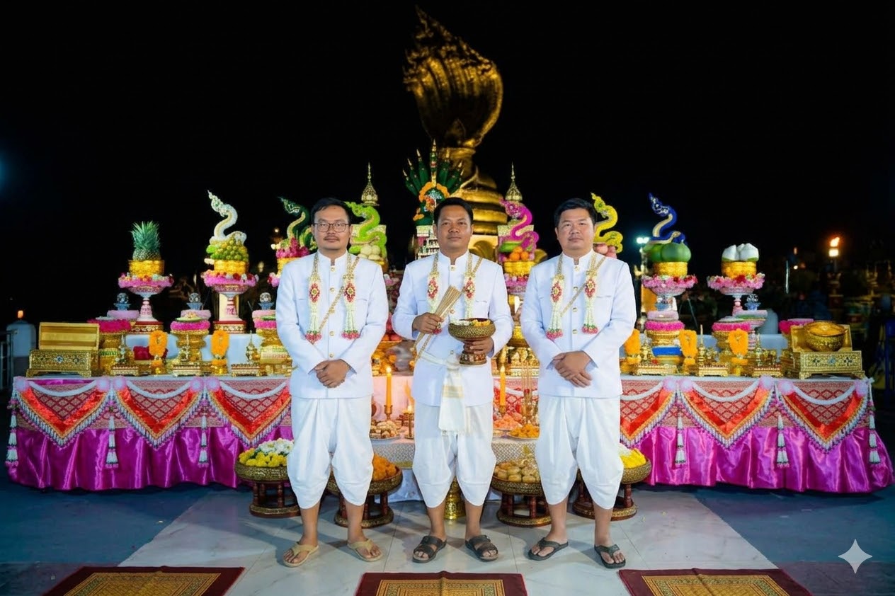 ผลงานตั้งศาลพระพรหมงานมงคล